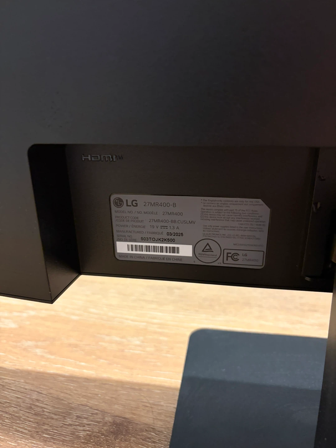 LG 27" FHD 100Hz 5ms IPS FreeSync Monitor - photo 2
