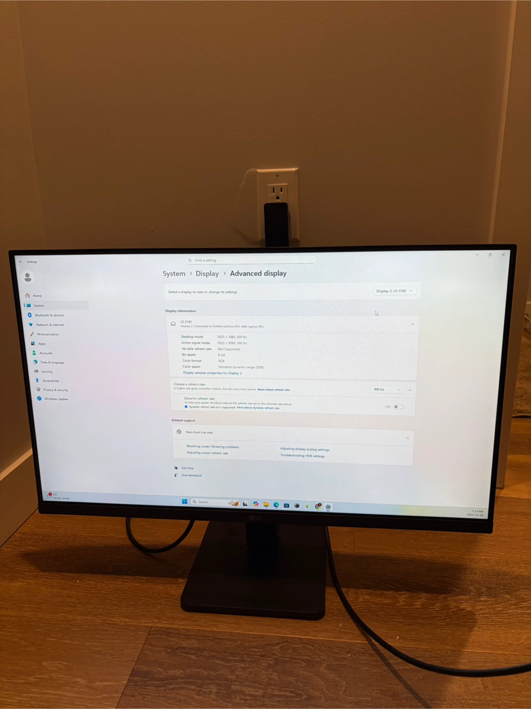 LG 27" FHD 100Hz 5ms IPS FreeSync Monitor