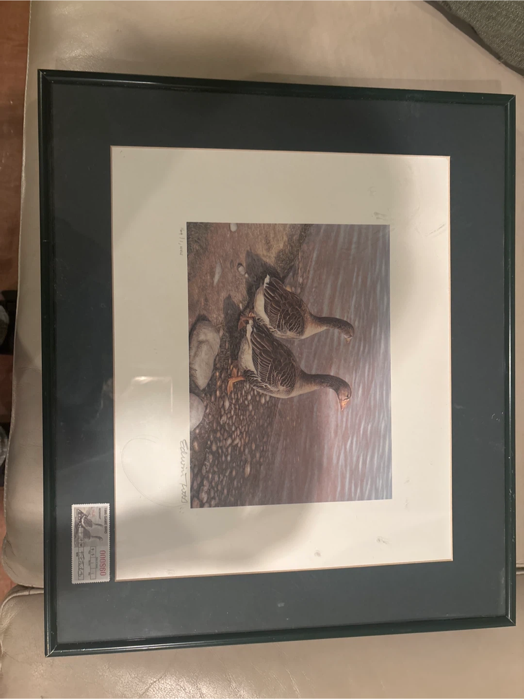 Framed Goose Print