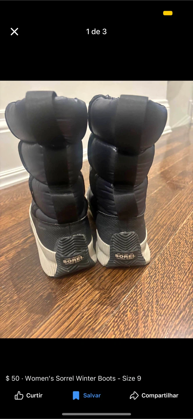 Sorel Women's Winter Boots - Size 9