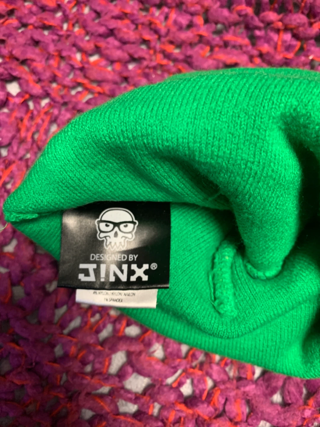 Minecraft Creeper Beanie by JINX - Green - photo 3