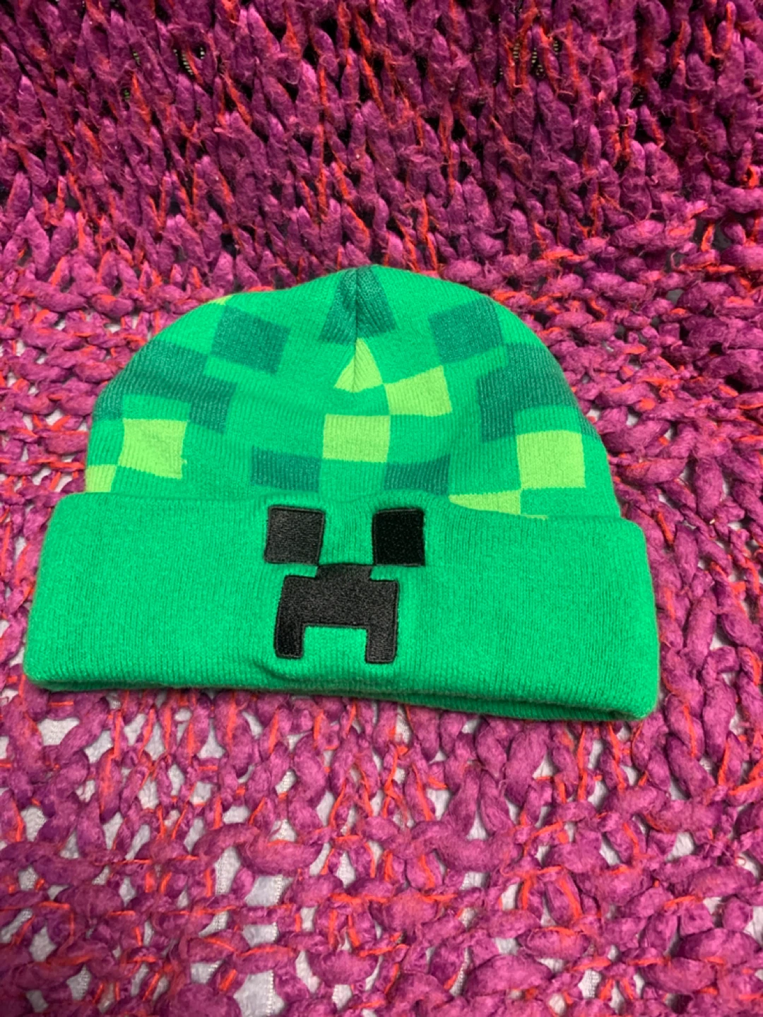 Minecraft Creeper Beanie by JINX - Green - photo 2