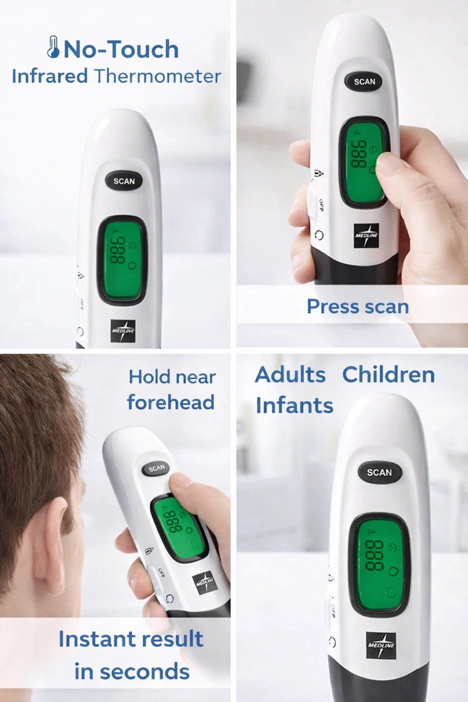 Brand new Medline No-Touch Infrared Thermometer