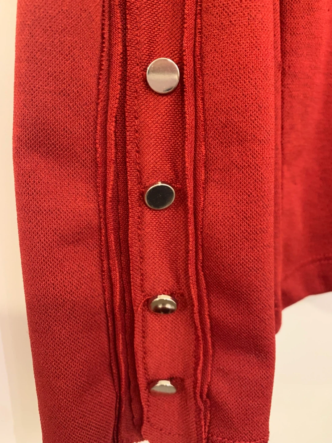 Zara Red Long Sleeve Top - Size L - photo 2