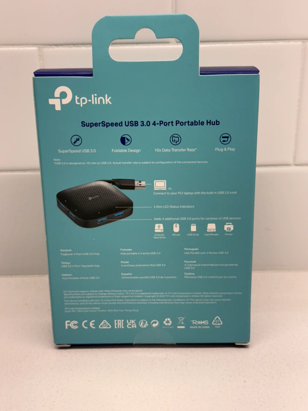New TP-Link USB 3.0 4-Port Portable Hub UH400 - photo 3