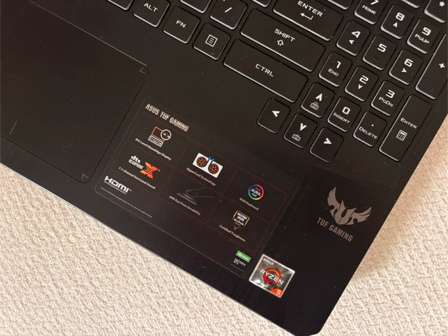 ASUS TUF FX505 Gaming Laptop | Ryzen 5 | GTX 1050 | 16GB/1TB - photo 3