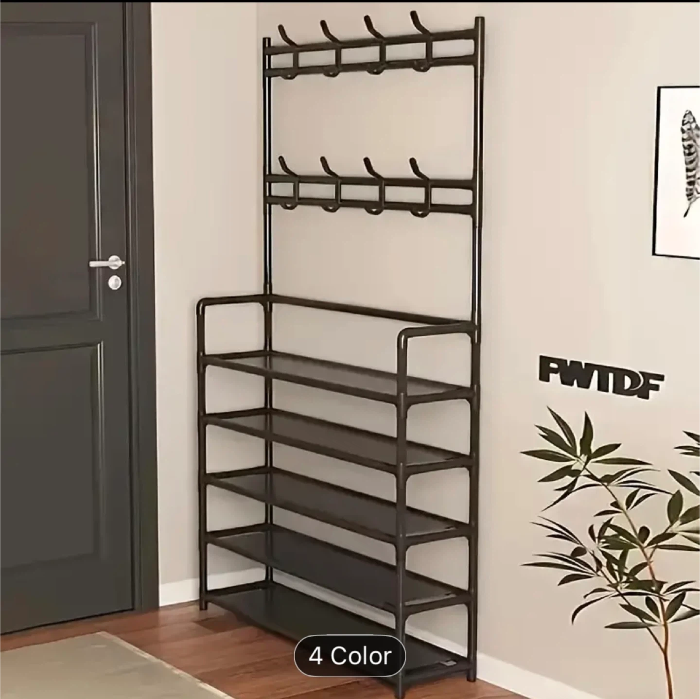 Coat Rack Shoe Organizer - 67 inch - photo 3