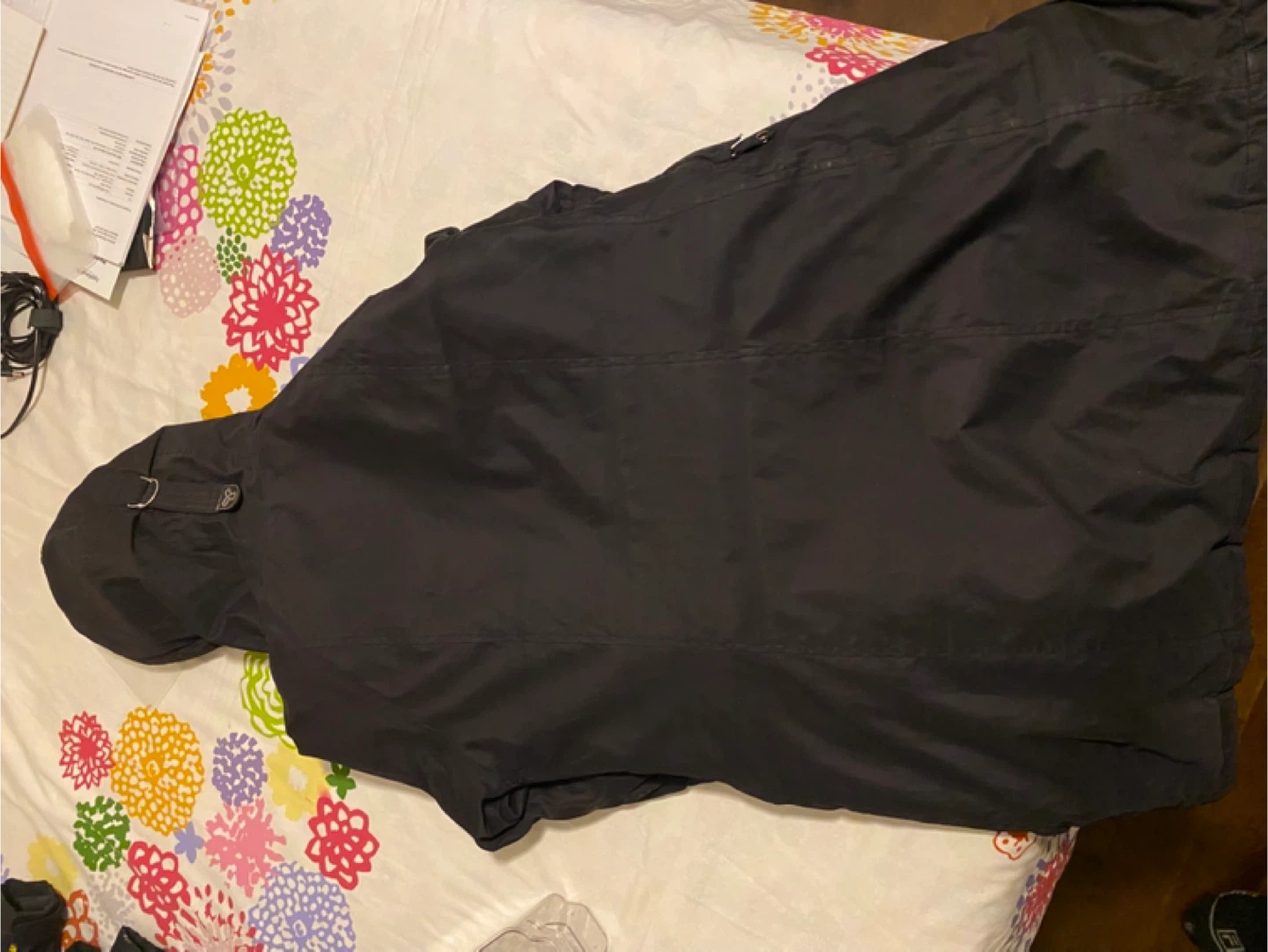 TNA Black Winter Parka - Size Medium - photo 5