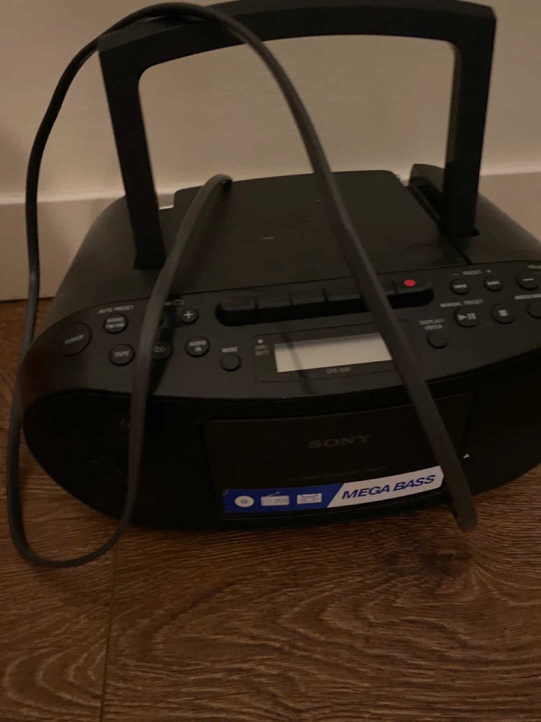 Sony Mega Bass CD Radio Cassette Player