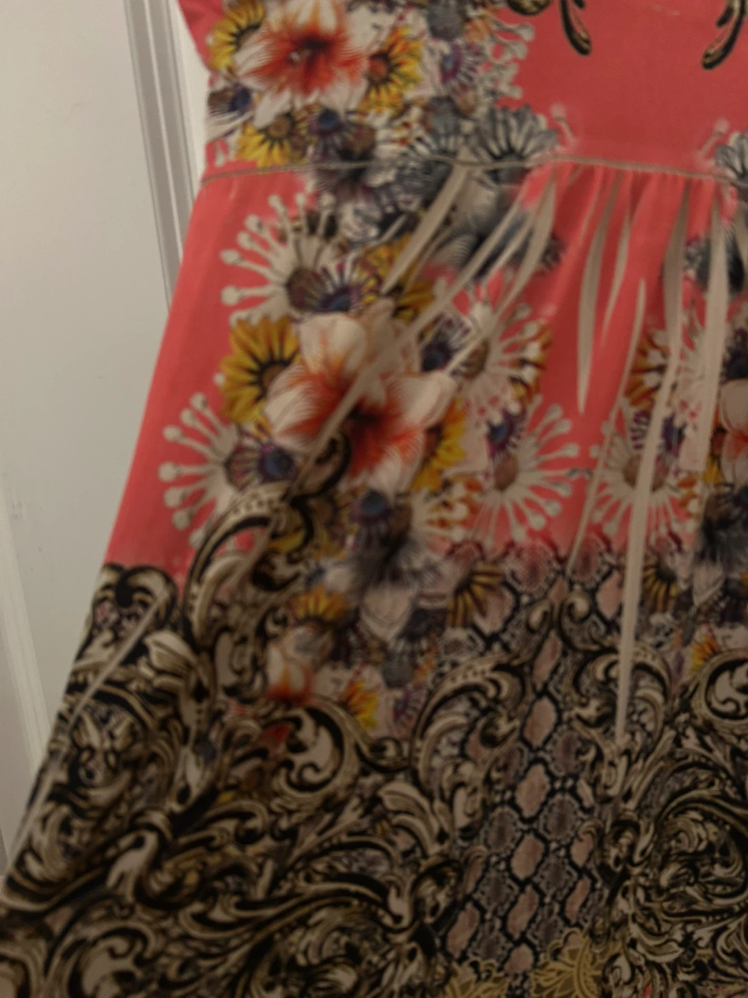 Floral Maxi Dress m - photo 4