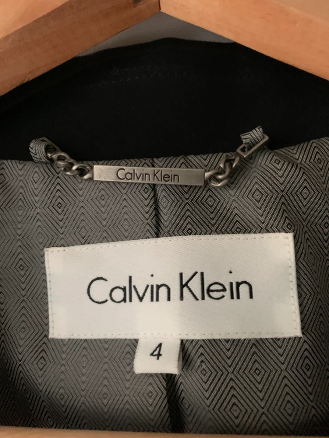 Calvin Klein Black Blazer - Size 4