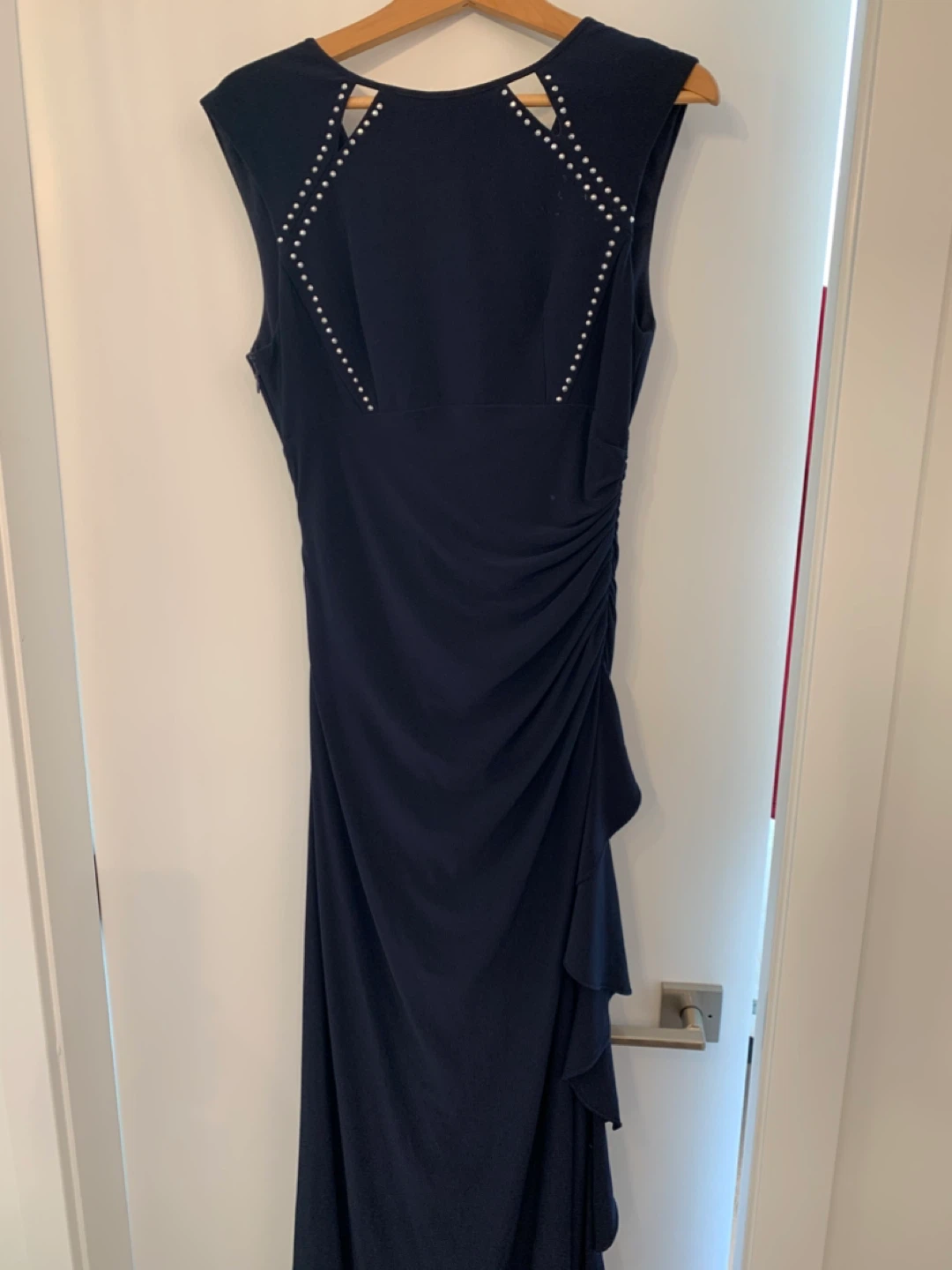 Navy Blue Sleeveless Dress Betsy&Adam