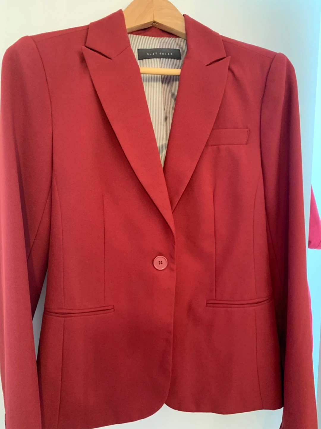 Suzy Shier Red Blazer , small size