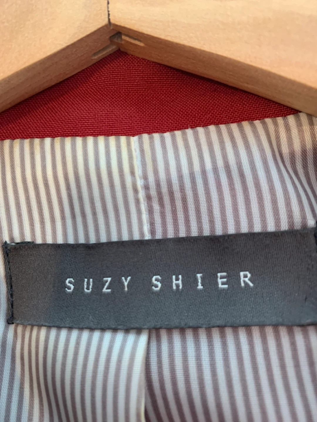 Suzy Shier Red Blazer , small size - photo 2