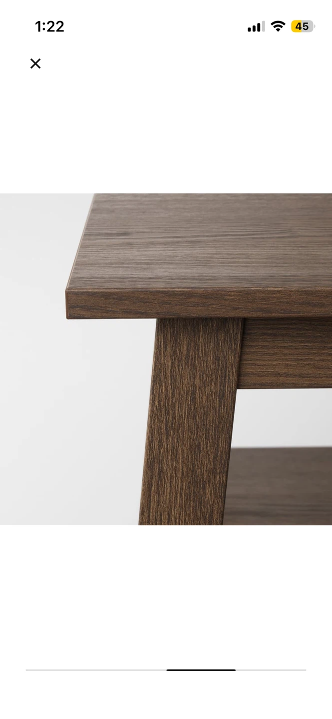 Ikea Coffee Table, Brown, 90x55cm - photo 2