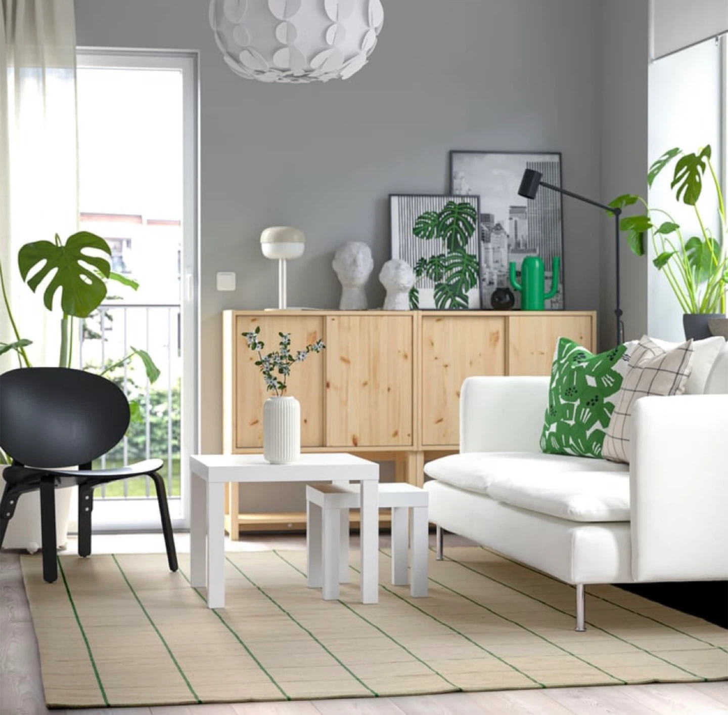 IKEA Tiphede Rug - Beige/Green - photo 3
