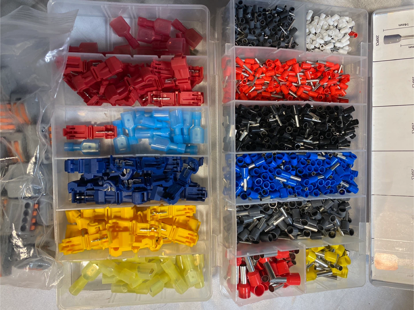 f assorted electrical wire connectors and terminals. - photo 3