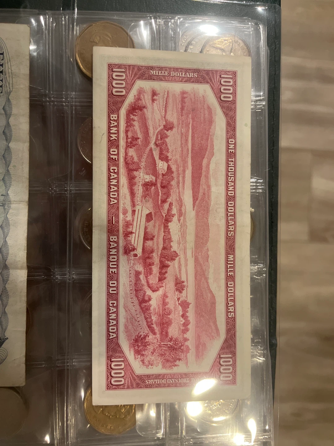Vintage Canadian $1000 Bank Note - photo 2