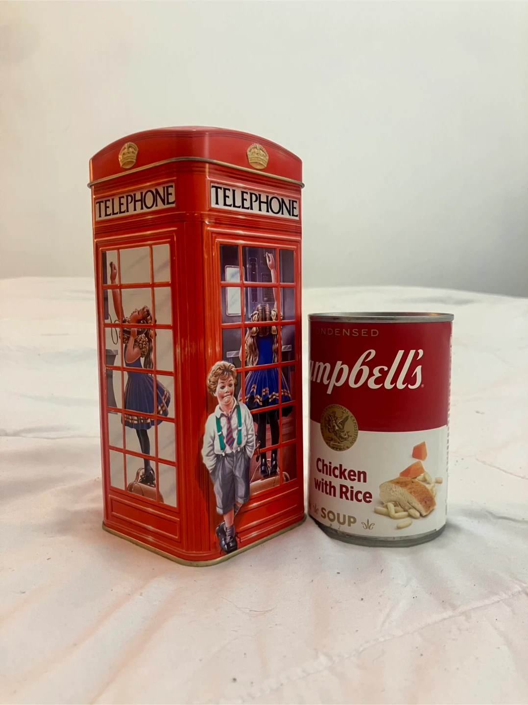 Vintage Churchill’s Telephone Kiosk Money Box - 7” x 3” - photo 3