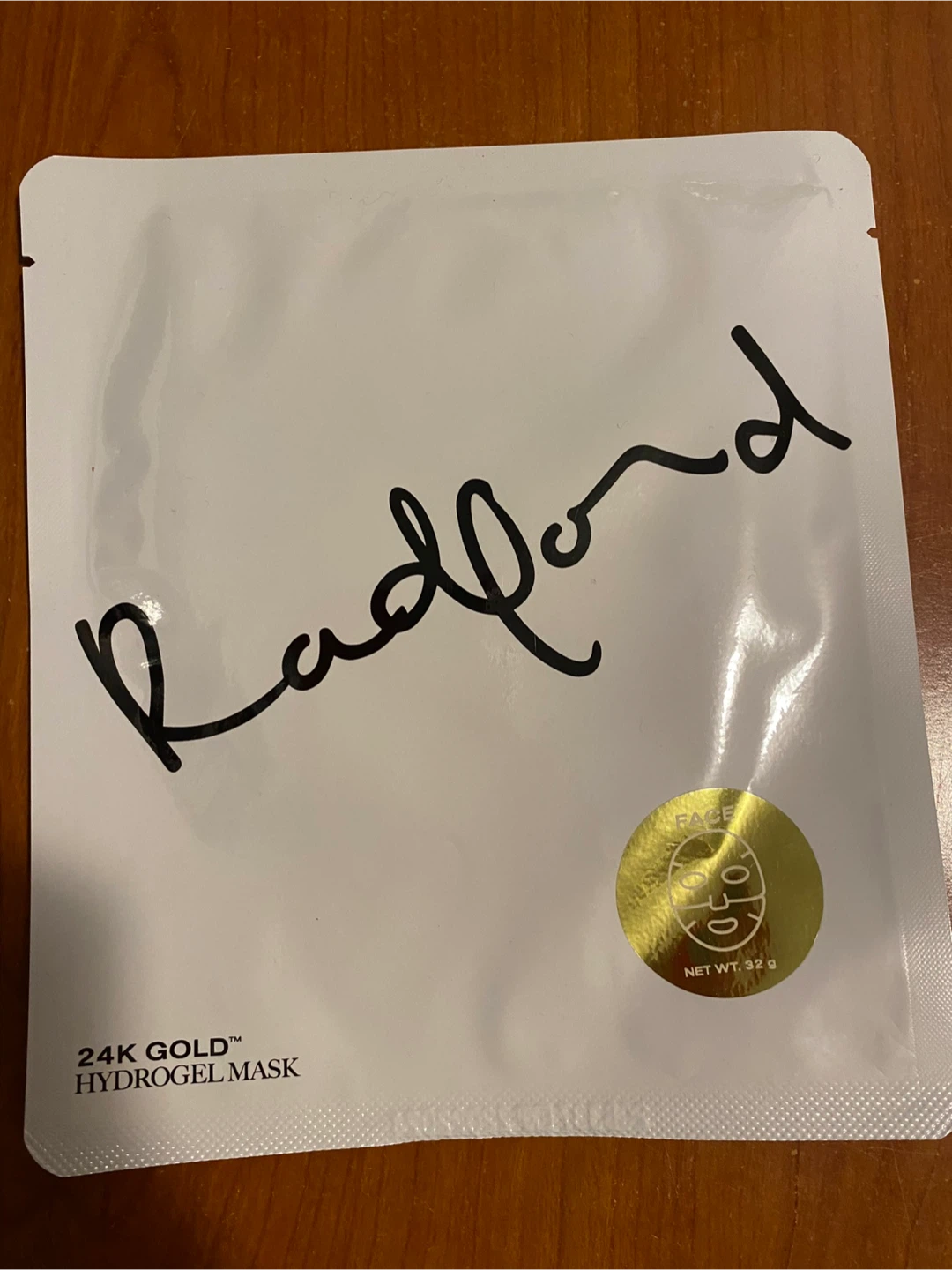 Radford 24K Gold Hydrogel Mask - New!