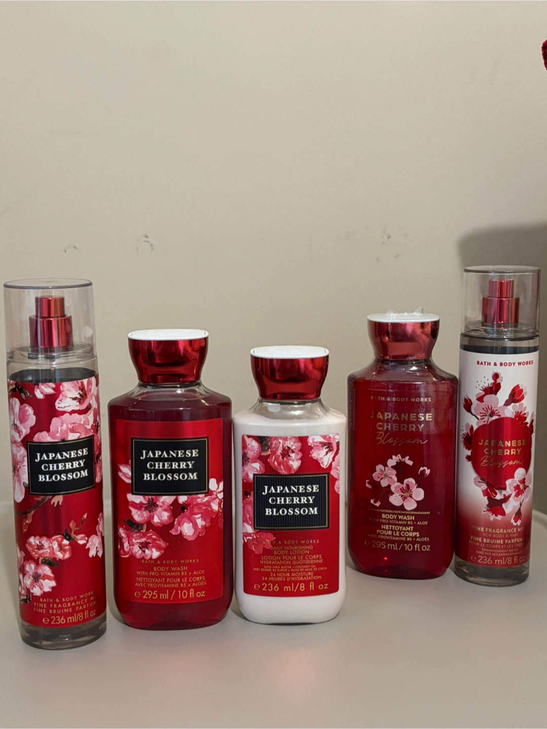 Body wash, fragrance mist