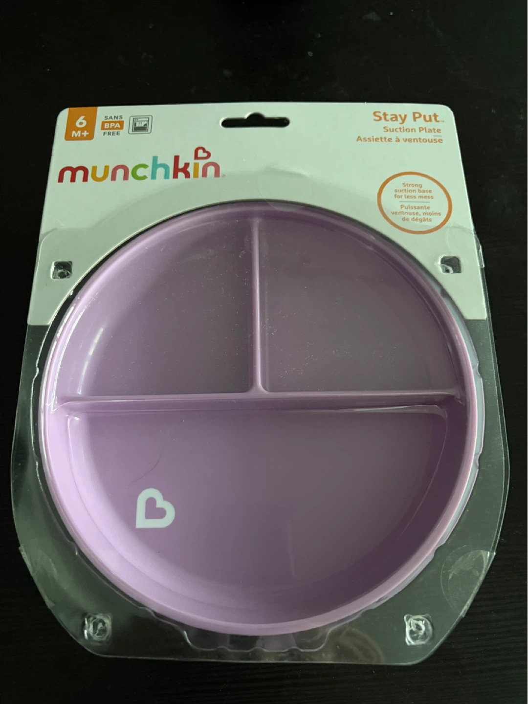 New Munchkin Stay Put Suction Plate (6M+)