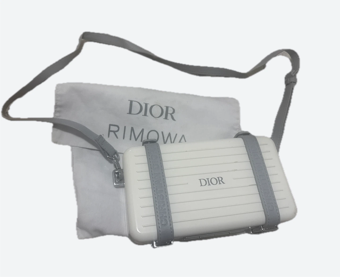 Dior x Rimowa White Mini Luggage Bag - photo 2