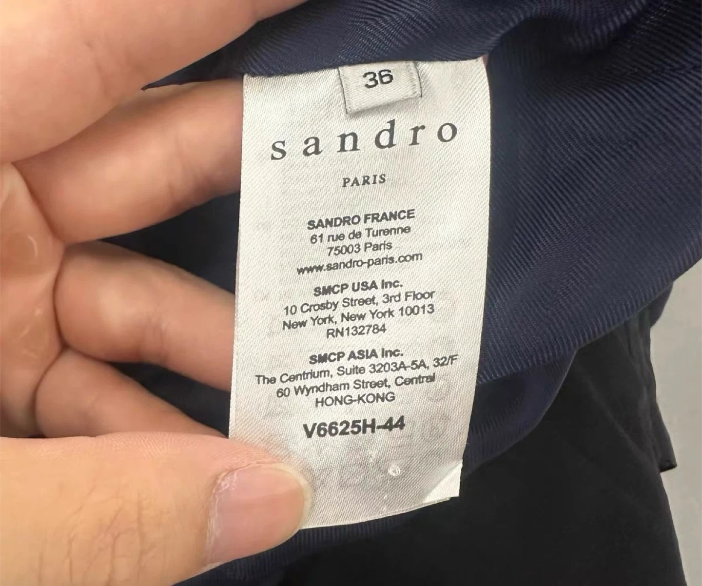 Sandro Paris Pinstripe Blazer Size 36 - photo 3