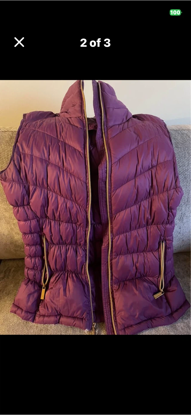 Michael Kors Purple Puffer Vest - photo 2