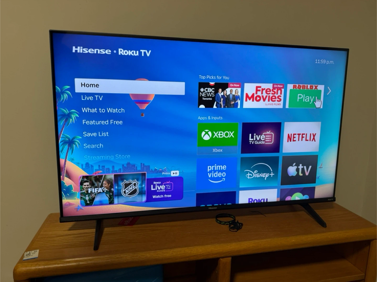 4k Hisense Roku TV