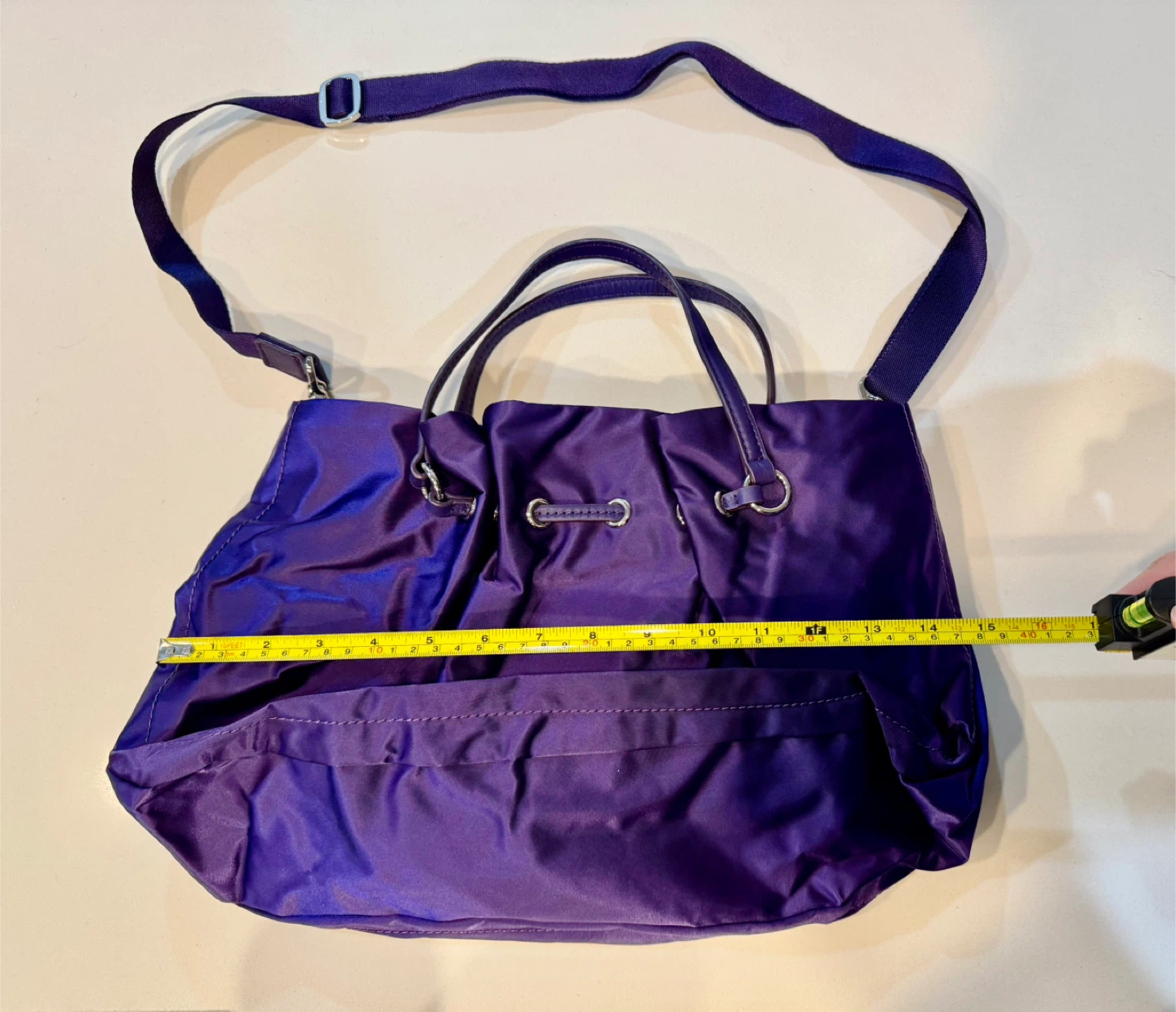 Agnes b. Cross Body/Tote Bag_Purple_Authentic_NWOT - photo 3