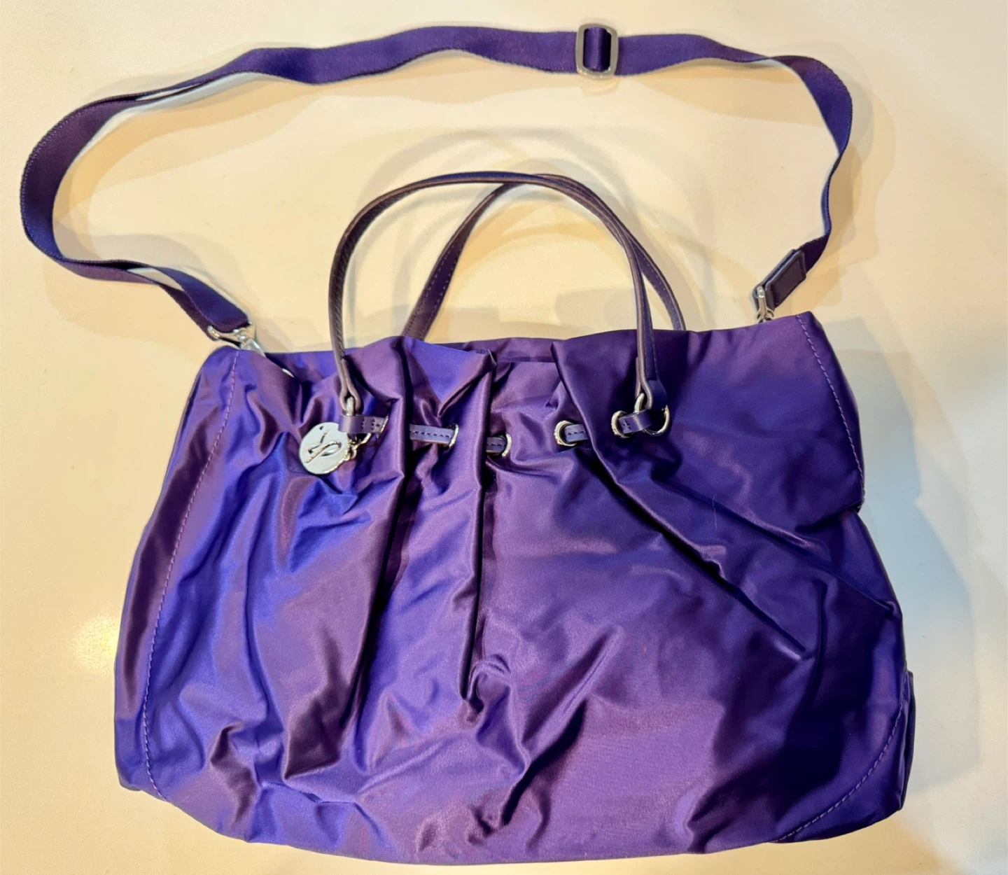 Agnes b. Cross Body/Tote Bag_Purple_Authentic_NWOT