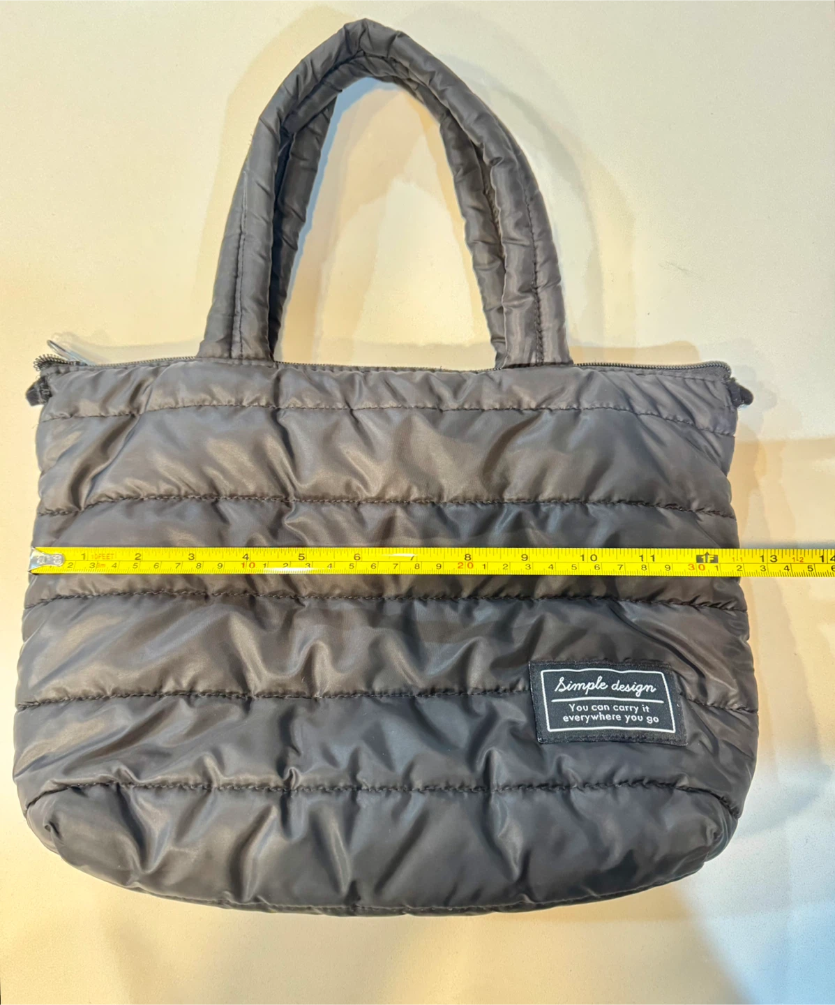 Puff Tote Bag_Super Light & Waterproof Design_Black - photo 5