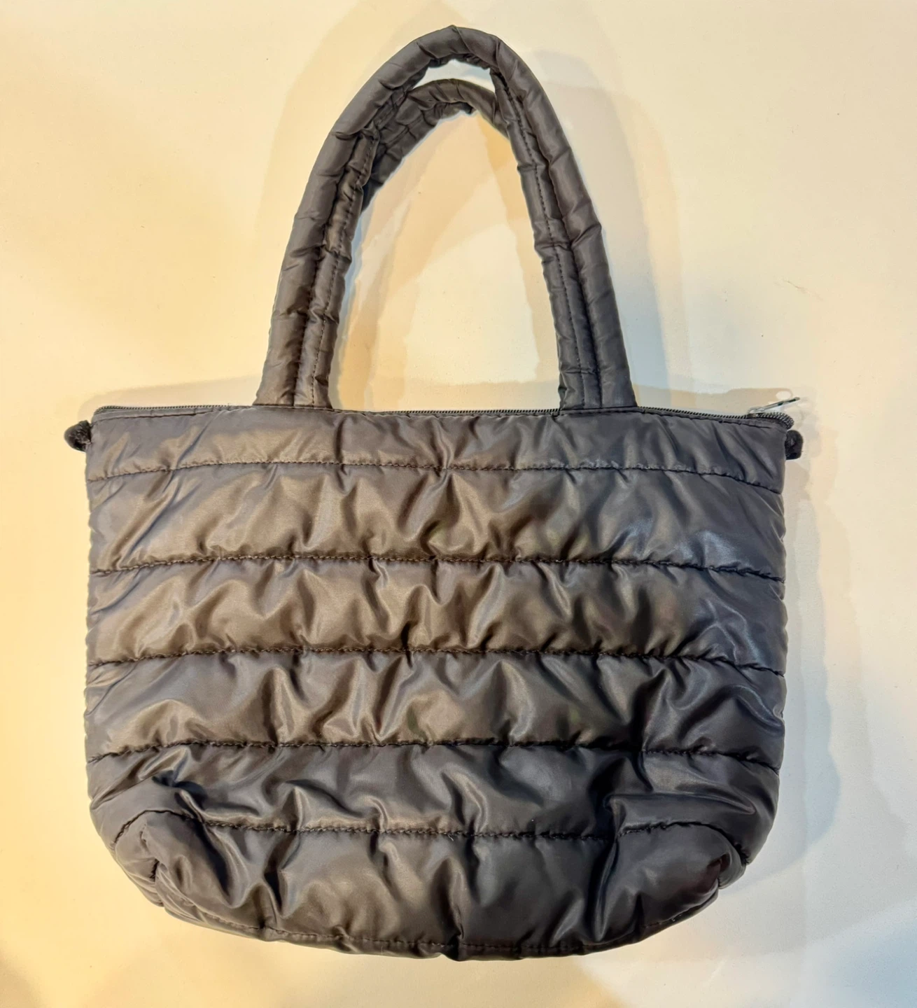 Puff Tote Bag_Super Light & Waterproof Design_Black - photo 2