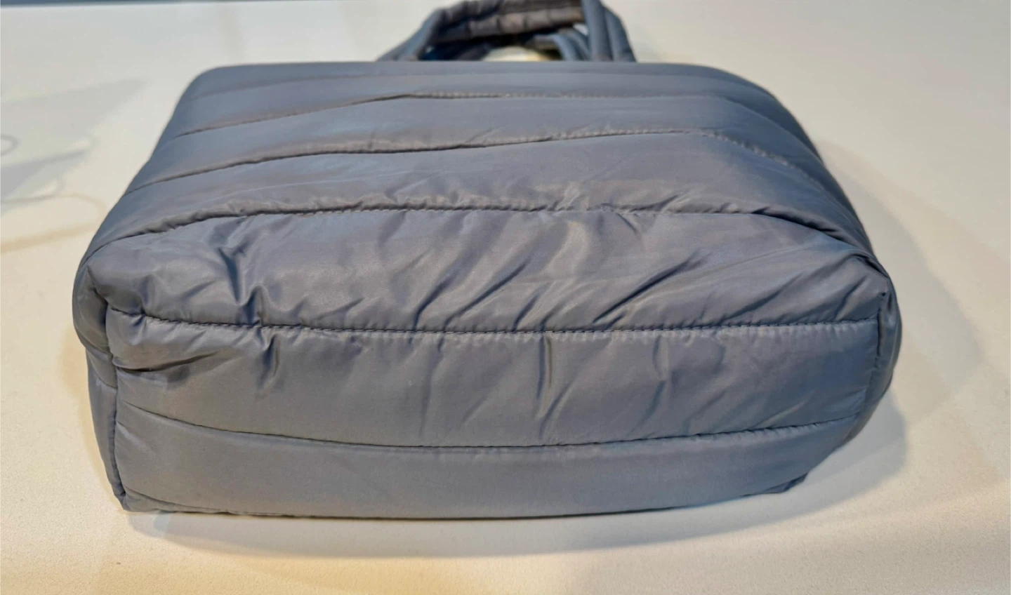 Puff Tote Bag_Super Light & Waterproof Design_Gray_NWT - photo 3