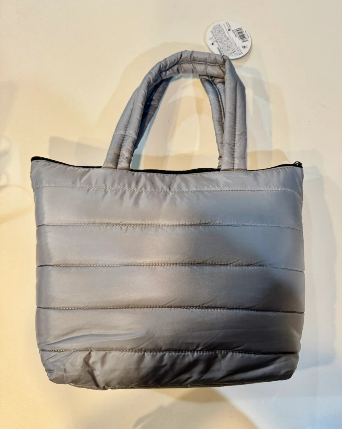 Puff Tote Bag_Super Light & Waterproof Design_Gray_NWT - photo 2