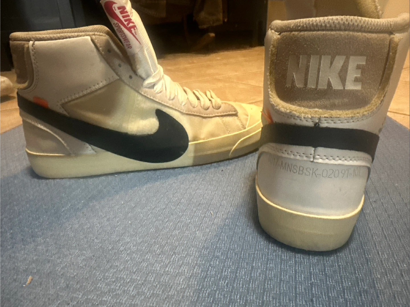 Nike Blazer Mid Off-White size 9.5 - photo 3