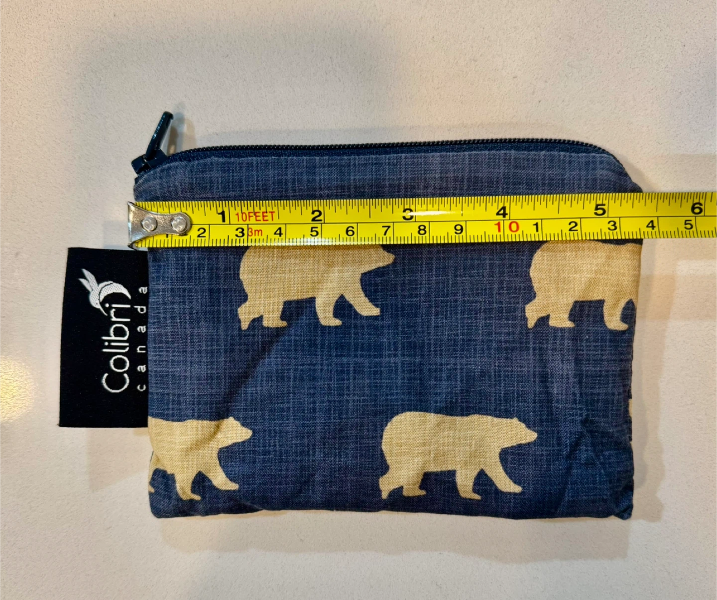 Colibri Blue and Gold (Beige) Bear Cosmetic Bag - photo 4