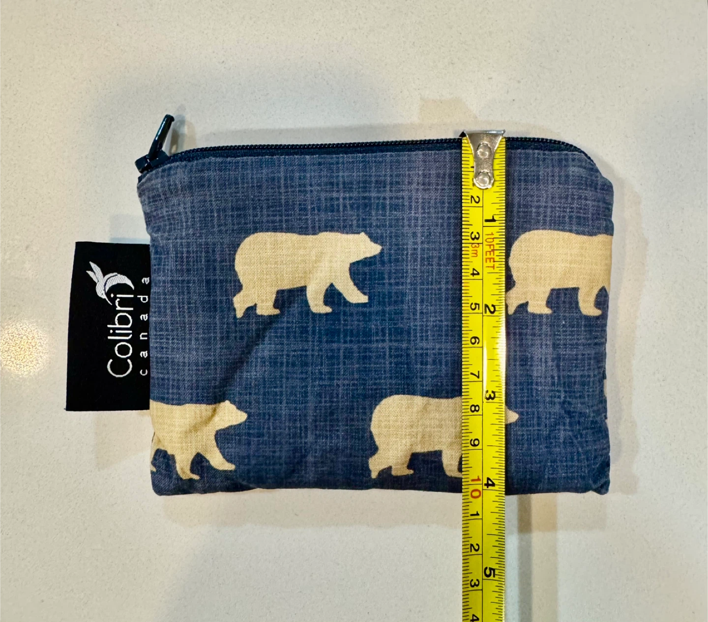 Colibri Blue and Gold (Beige) Bear Cosmetic Bag - photo 5