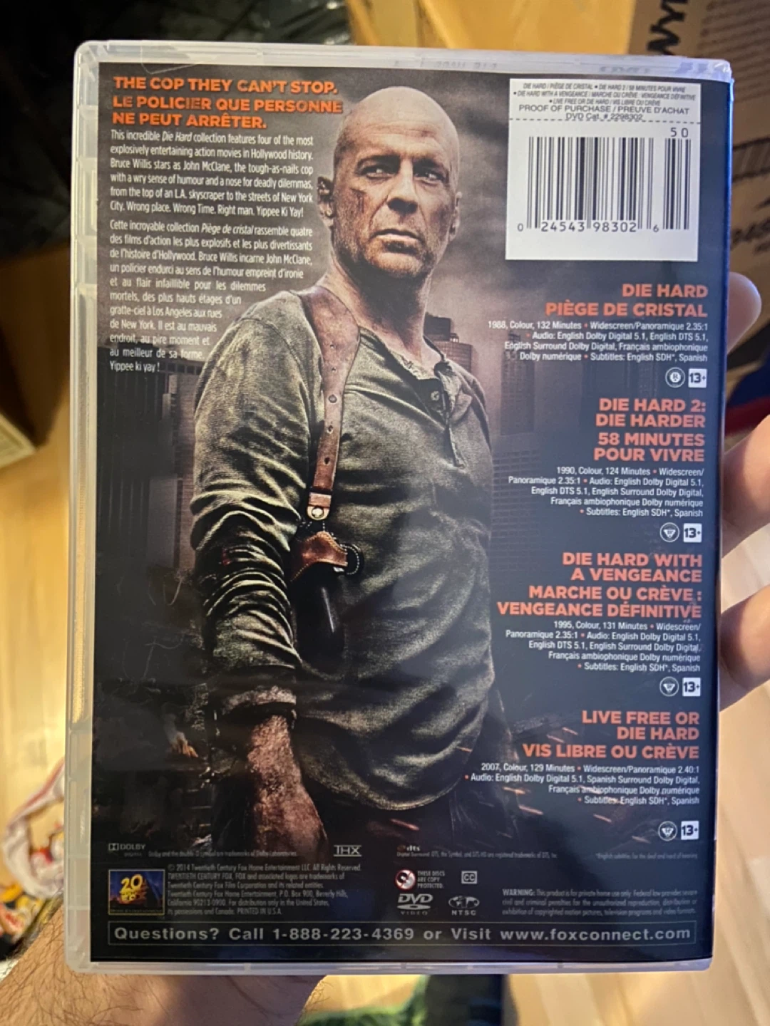 Die Hard 4-Film DVD Collection - photo 2