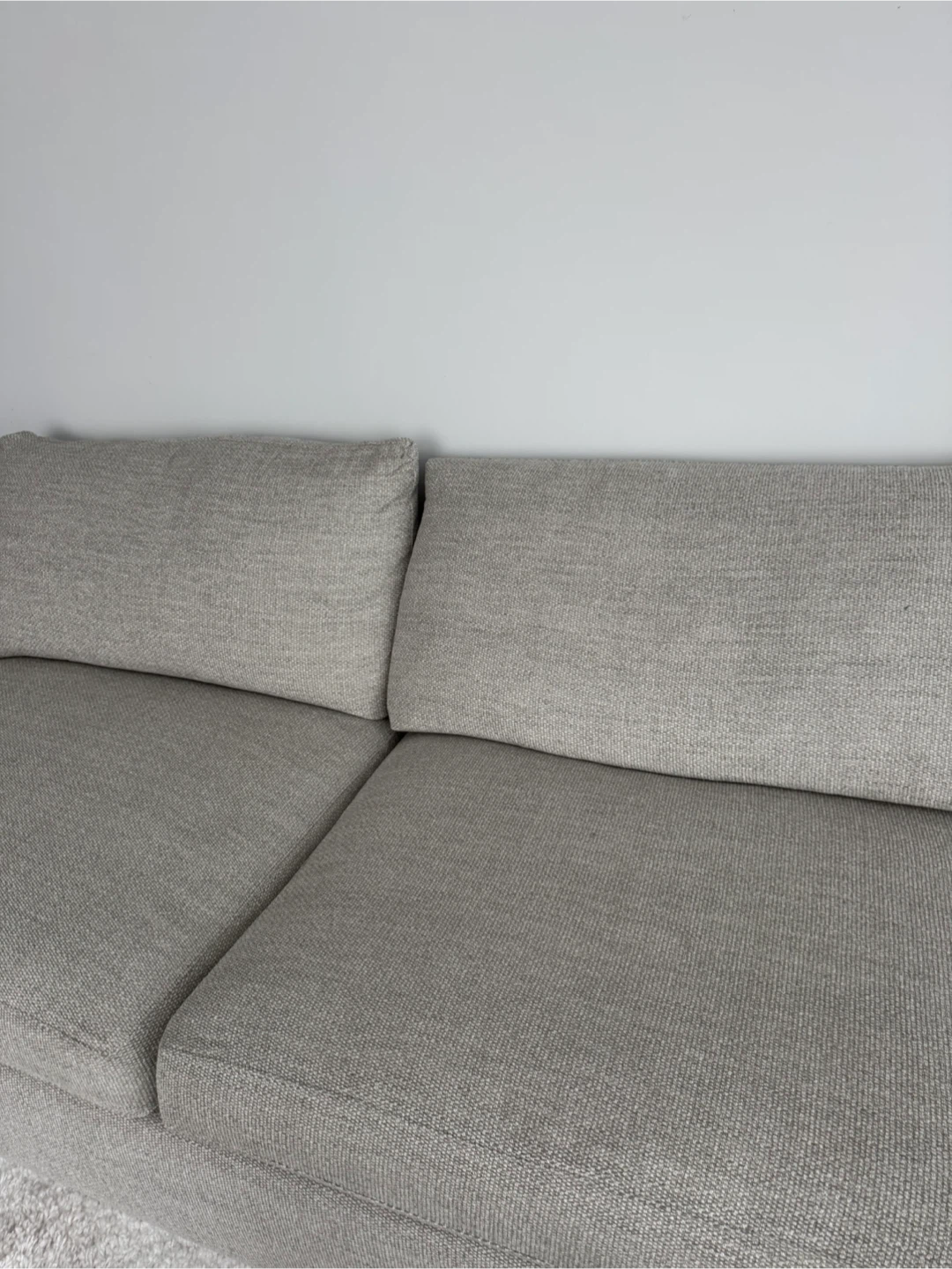 Crate & Barrel Sectional Sofa - photo 3