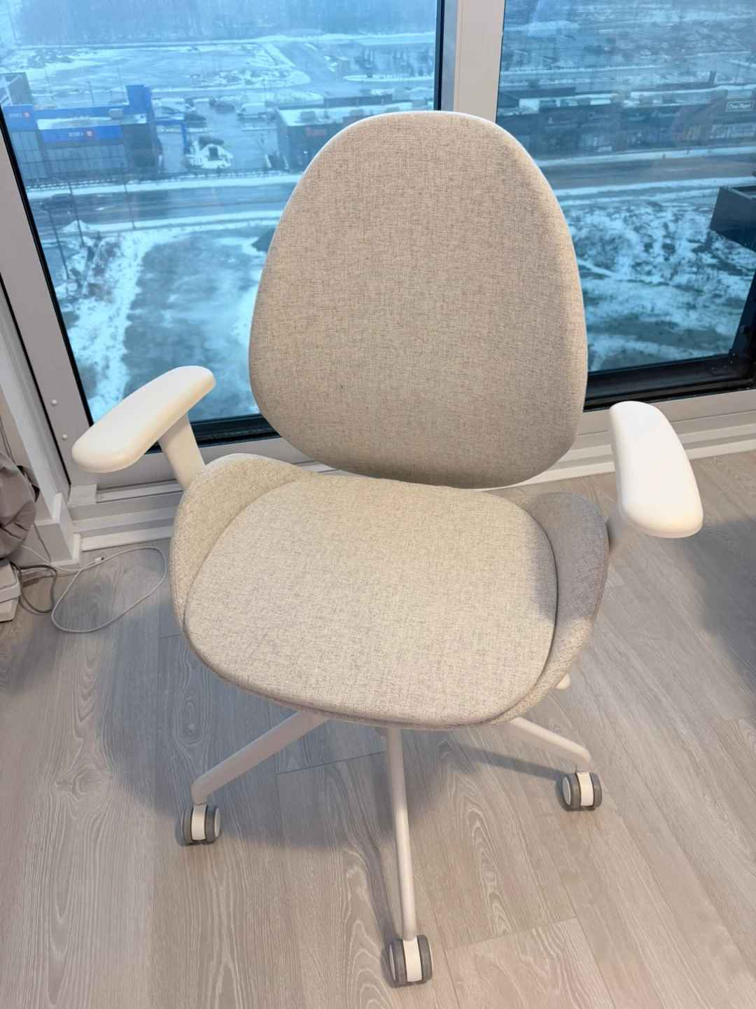 Office Chair - Gunnared Beige/White - photo 2