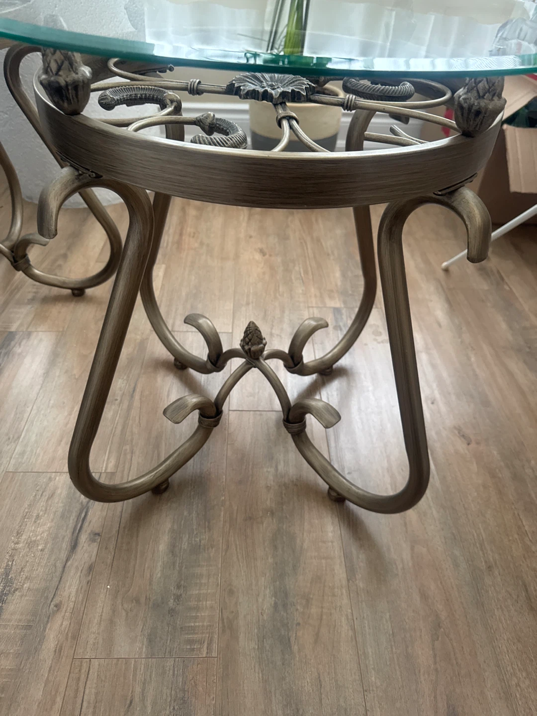 Glass Top Accent Table - photo 3