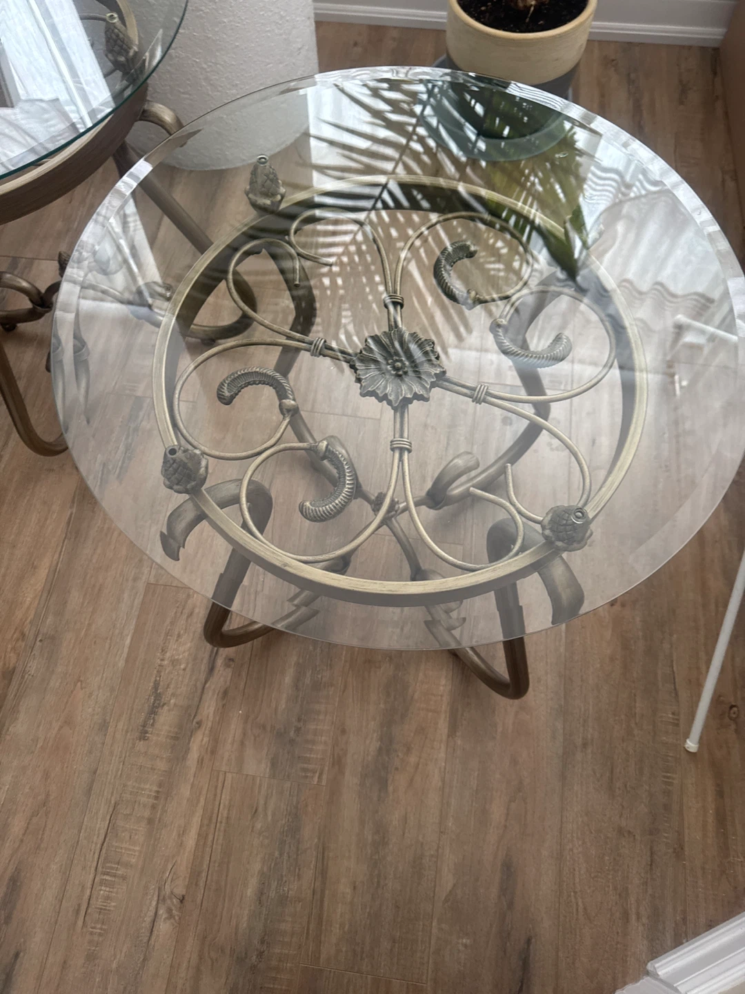 Glass Top Accent Table - photo 2