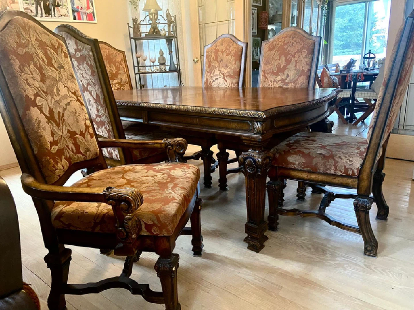 Dining Table Set with 6 Chairs