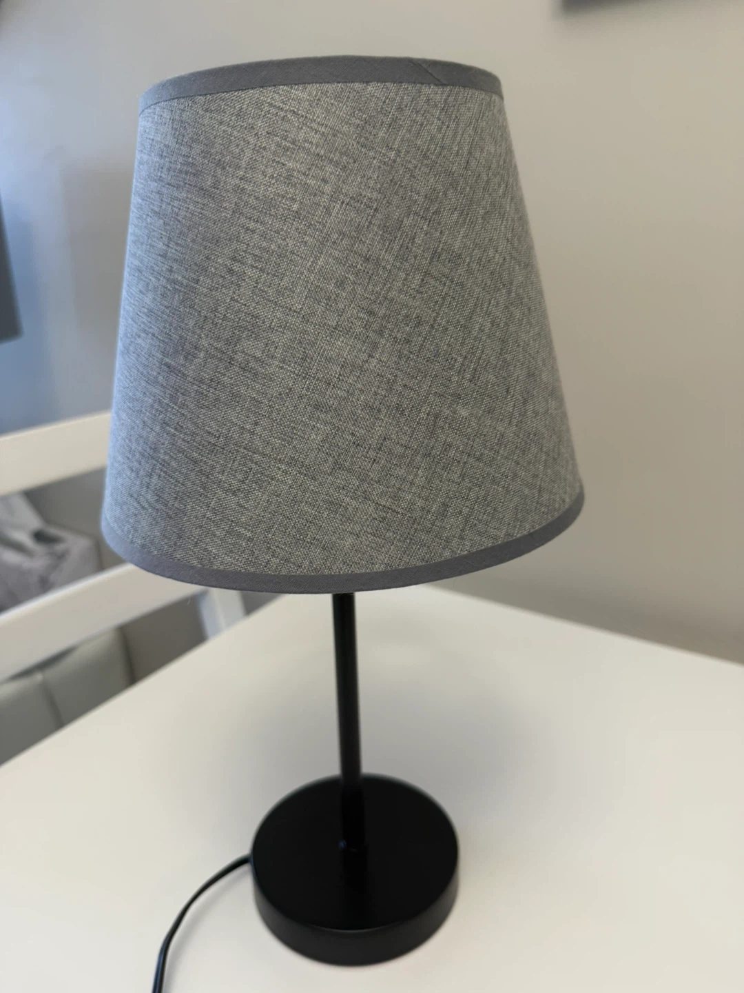 Grey Desk Lamps - Pair - photo 2