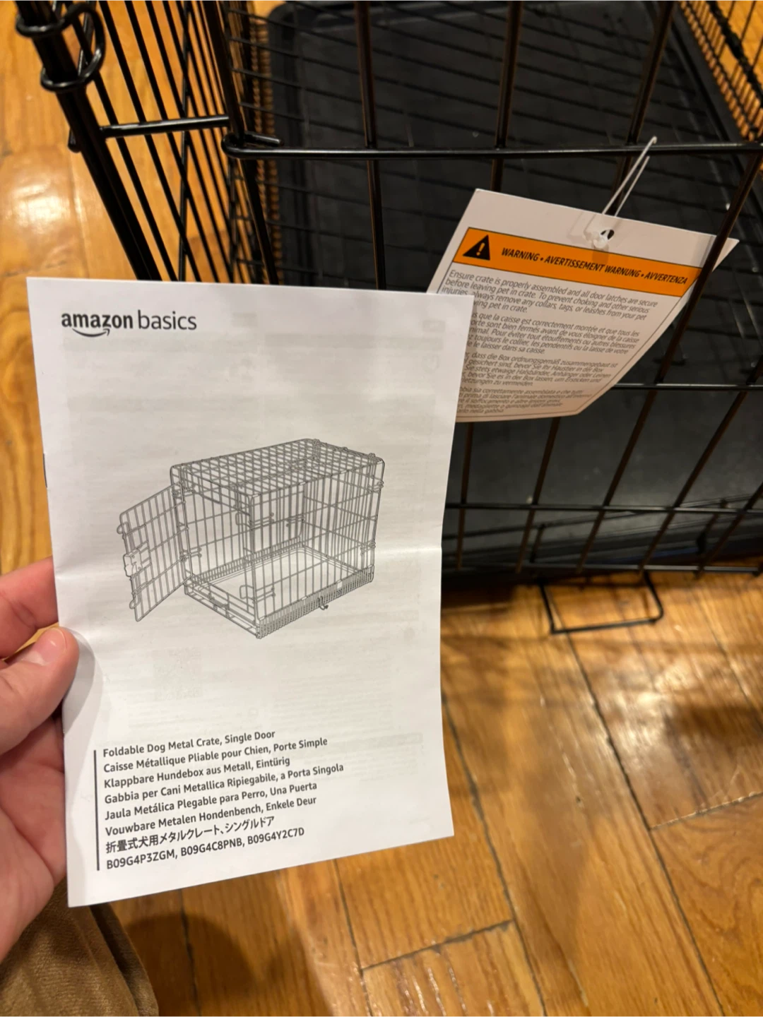 Small dog crate, foldable - photo 2