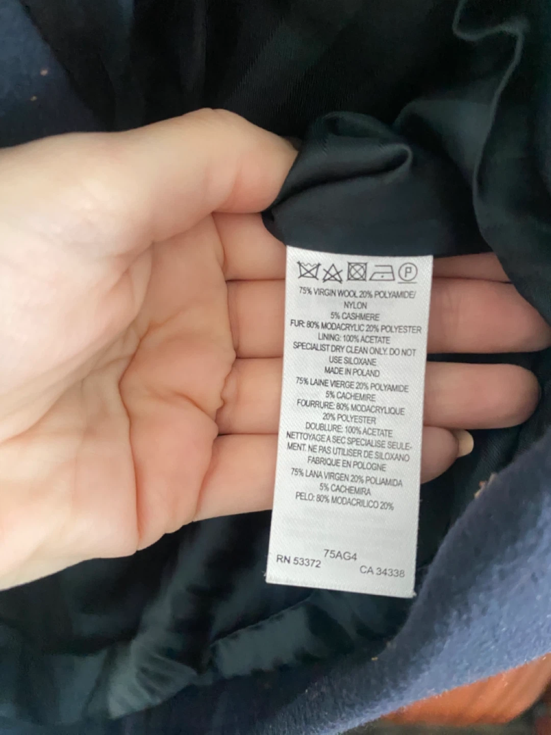 French Connection Wool Blend Coat, Size 0 - photo 4