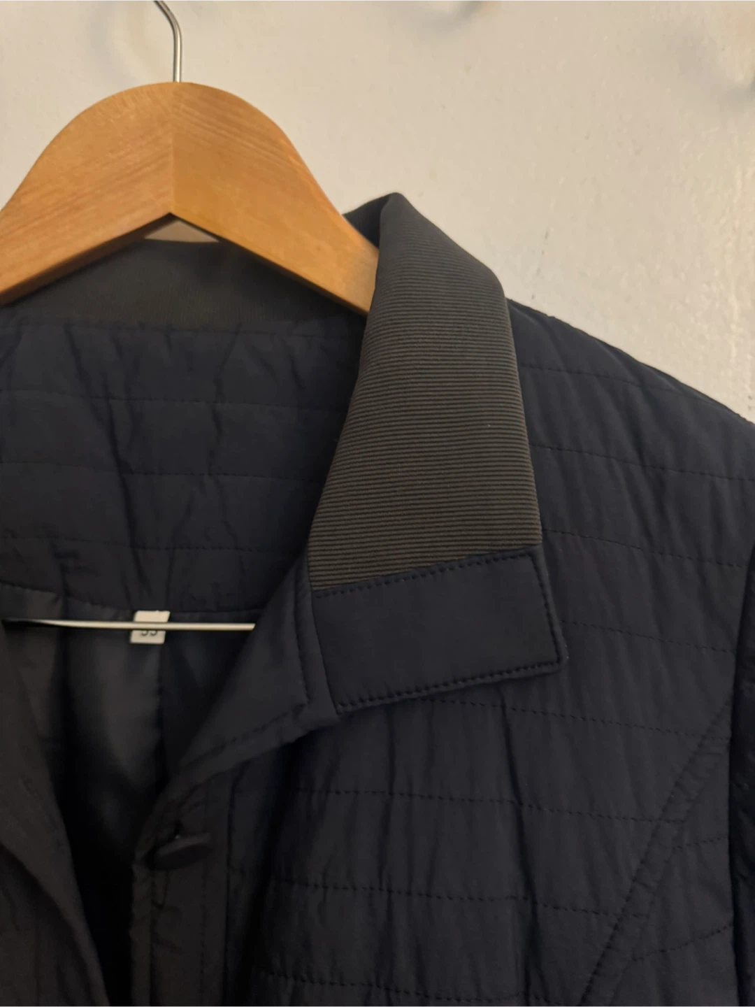 Quilted Navy Jacket Size S - photo 2