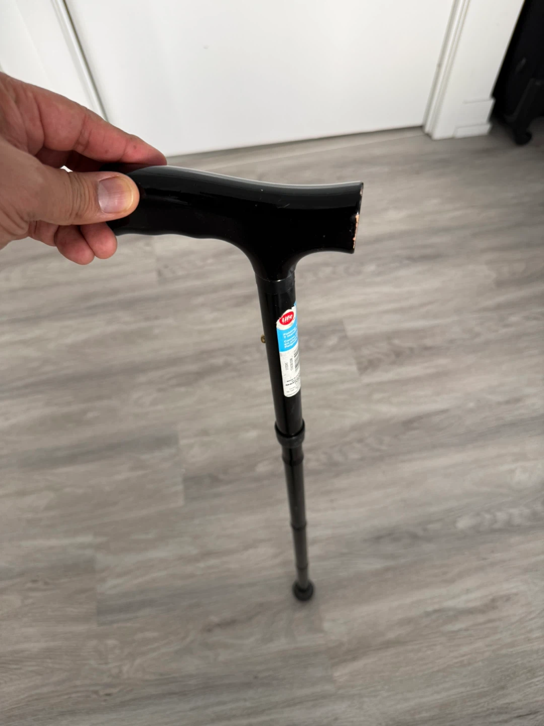 Life Brand Folding Aluminum T Handle Cane